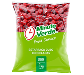 Betarraga en Cubos Minuto Verde 1Kg.