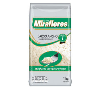 Arroz Miraflores Grado 1, 1Kg.